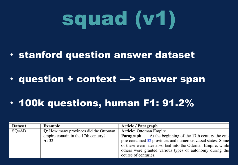 Stanford Question Answer Dataset